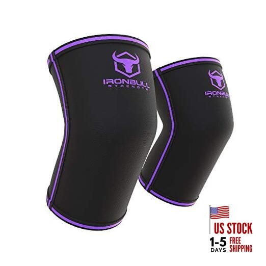 Elbow Sleeves 5mm (1 Pair) - High Performance Elbow Sleeve Small Black/Purple