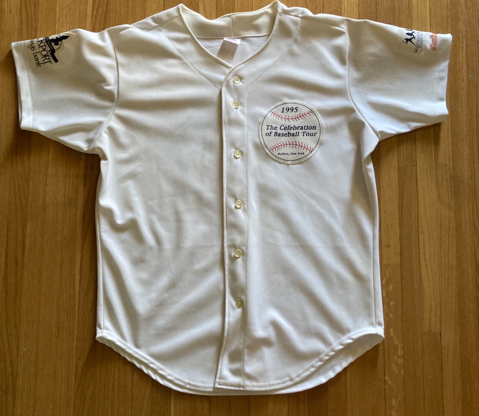 1995 Celebration of Baseball Old Timer's Game Jersey Buffalo Bisons Pilot Field