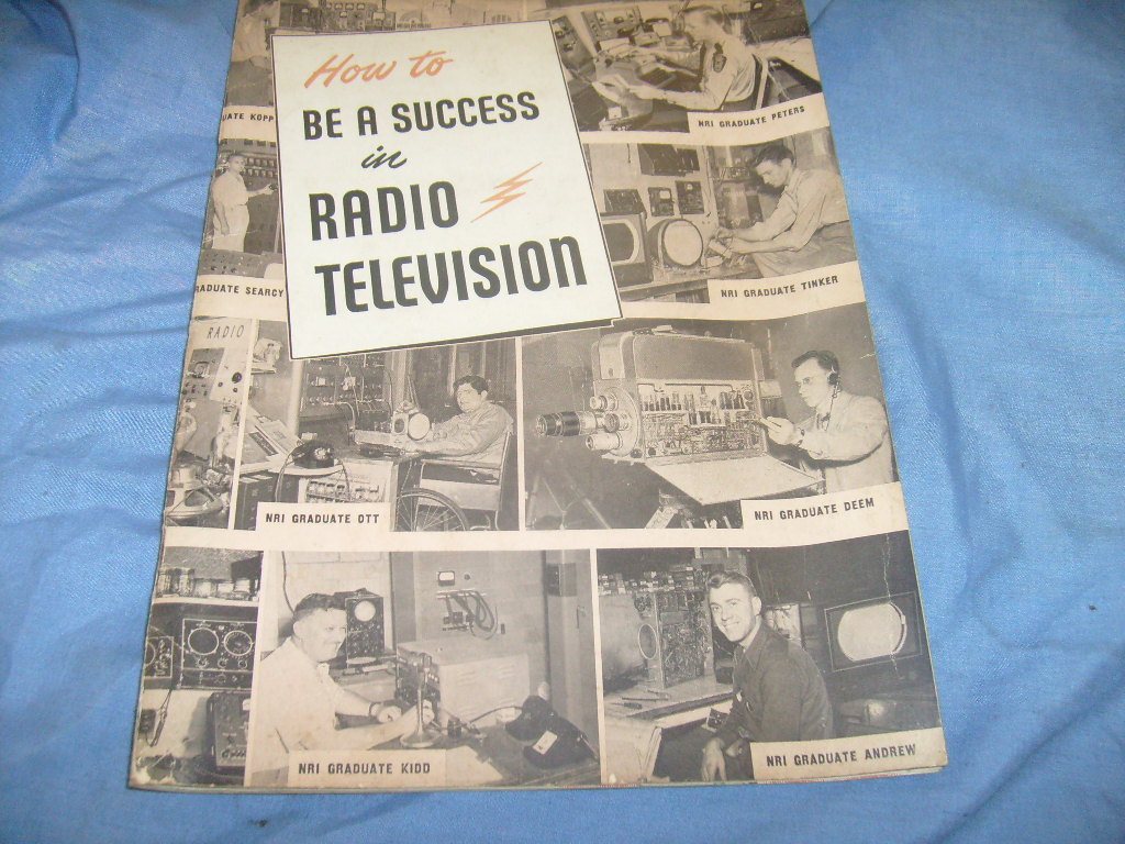 1954 - Success in Radio Television - 65 page Magazine National Radio Inst. / d8