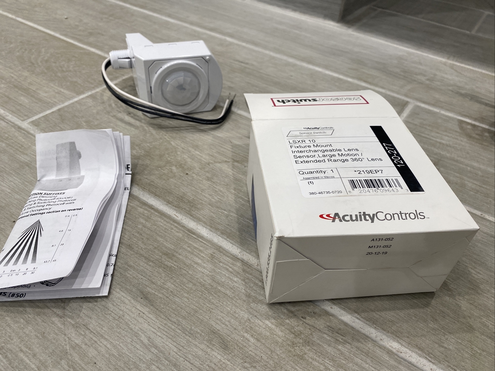(A)AcuityControls Sensor Switch LSXR 10 219EP7 Large Motion/Extended Range⭐️