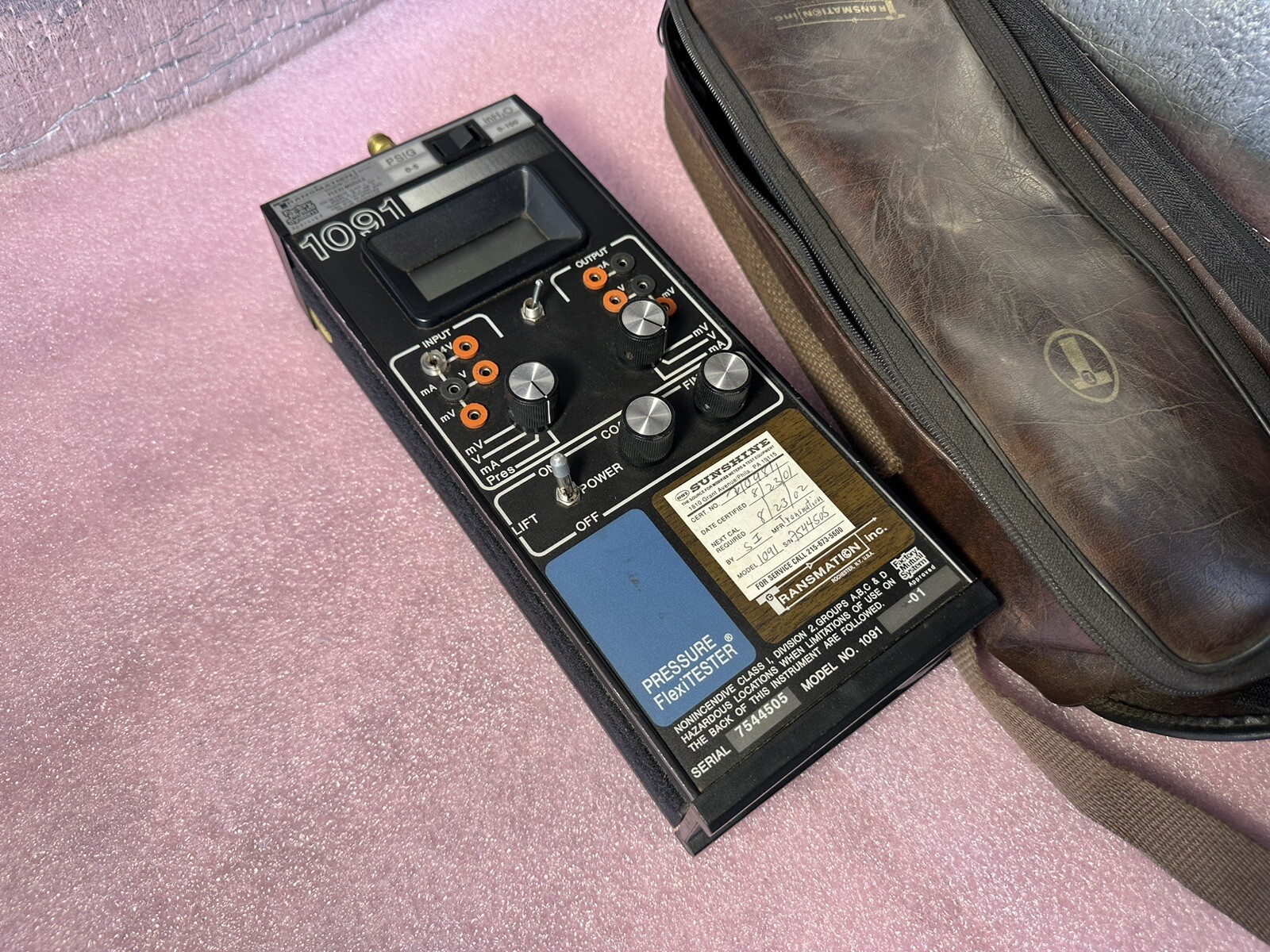 TRANSMATION 1091-01 PRESSURE FLEXITESTER PD1121