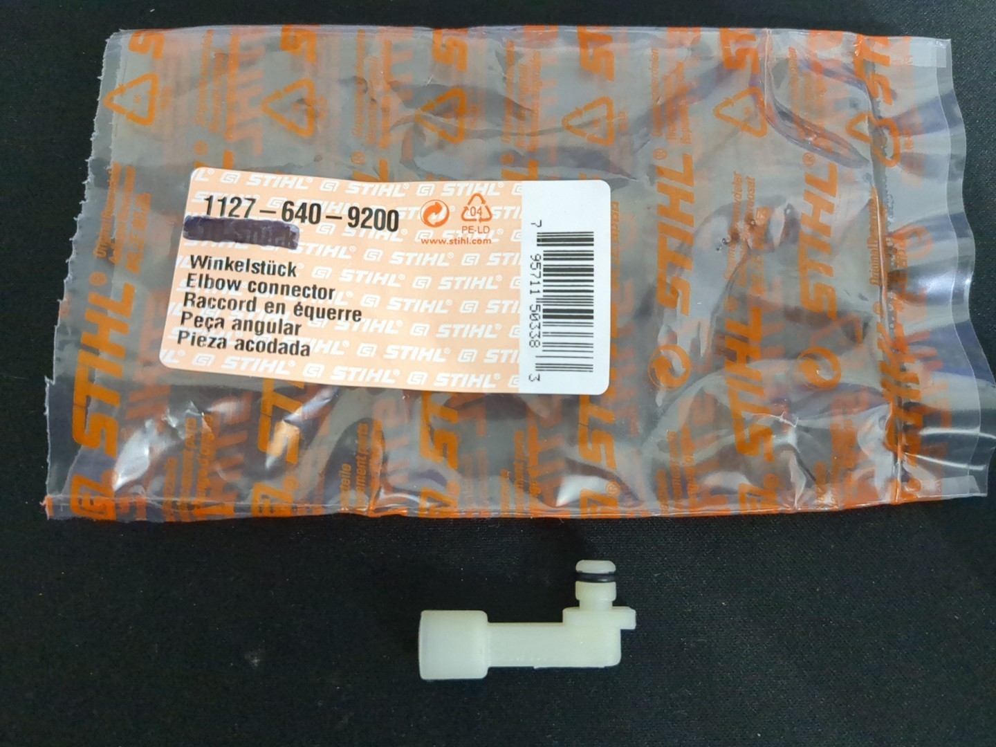 NEW Genuine STIHL Oil Pump Elbow Connector MS290 MS310 MS390 1127-640-9200 OEM