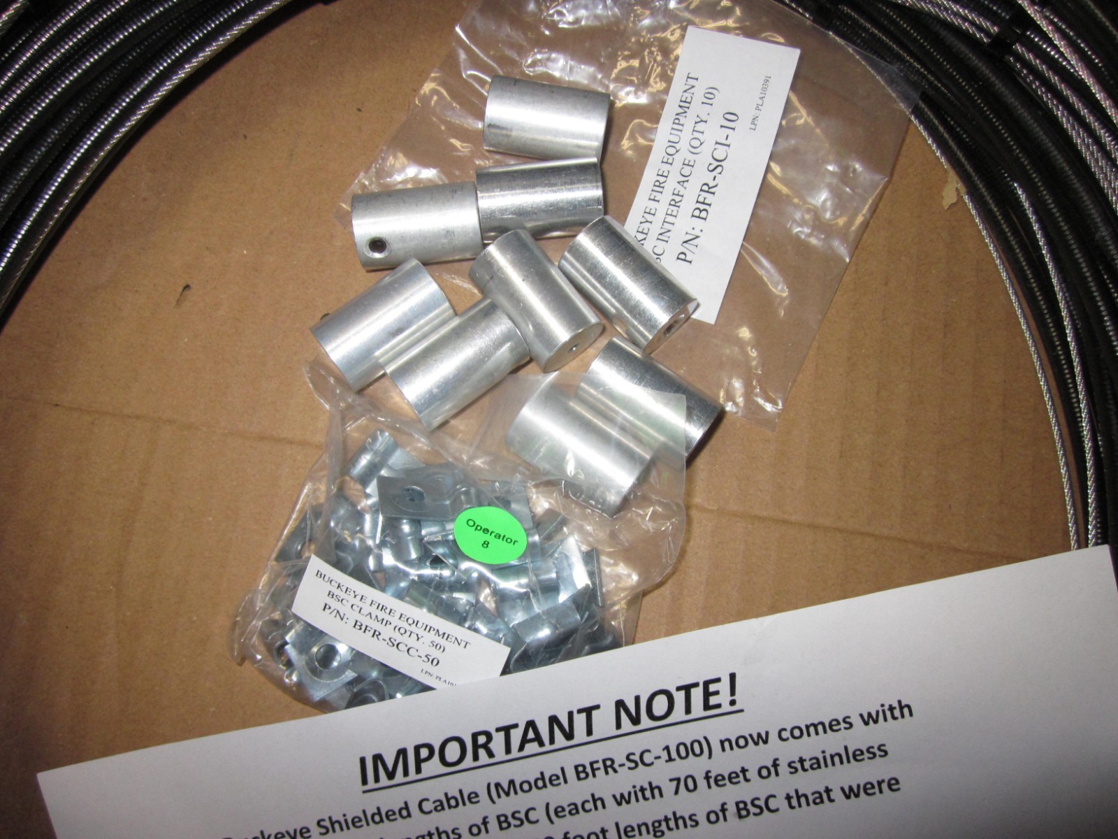 Buckeye Fire Equipment ~ BFR-SC-100 ~ Shielded Cable