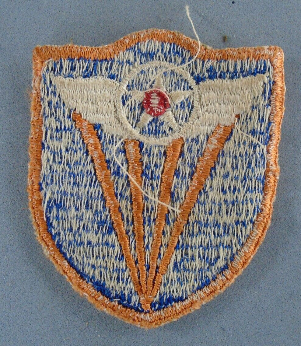4th Air Force patch with gold colored border on back