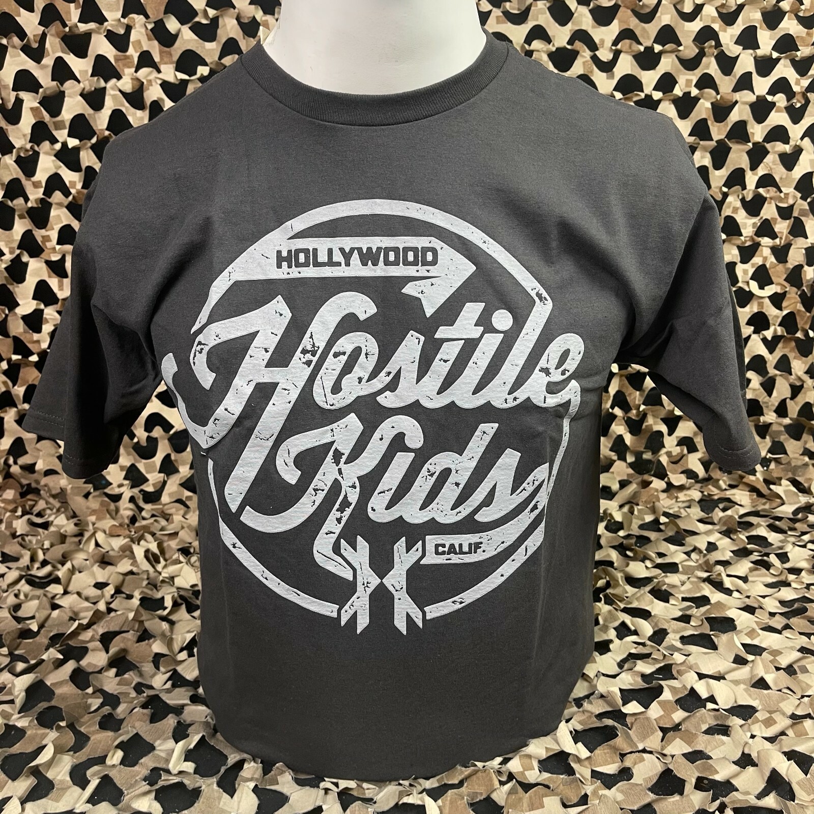 NEW HK Army Vintage Paintball T-Shirt - Charcoal - Medium