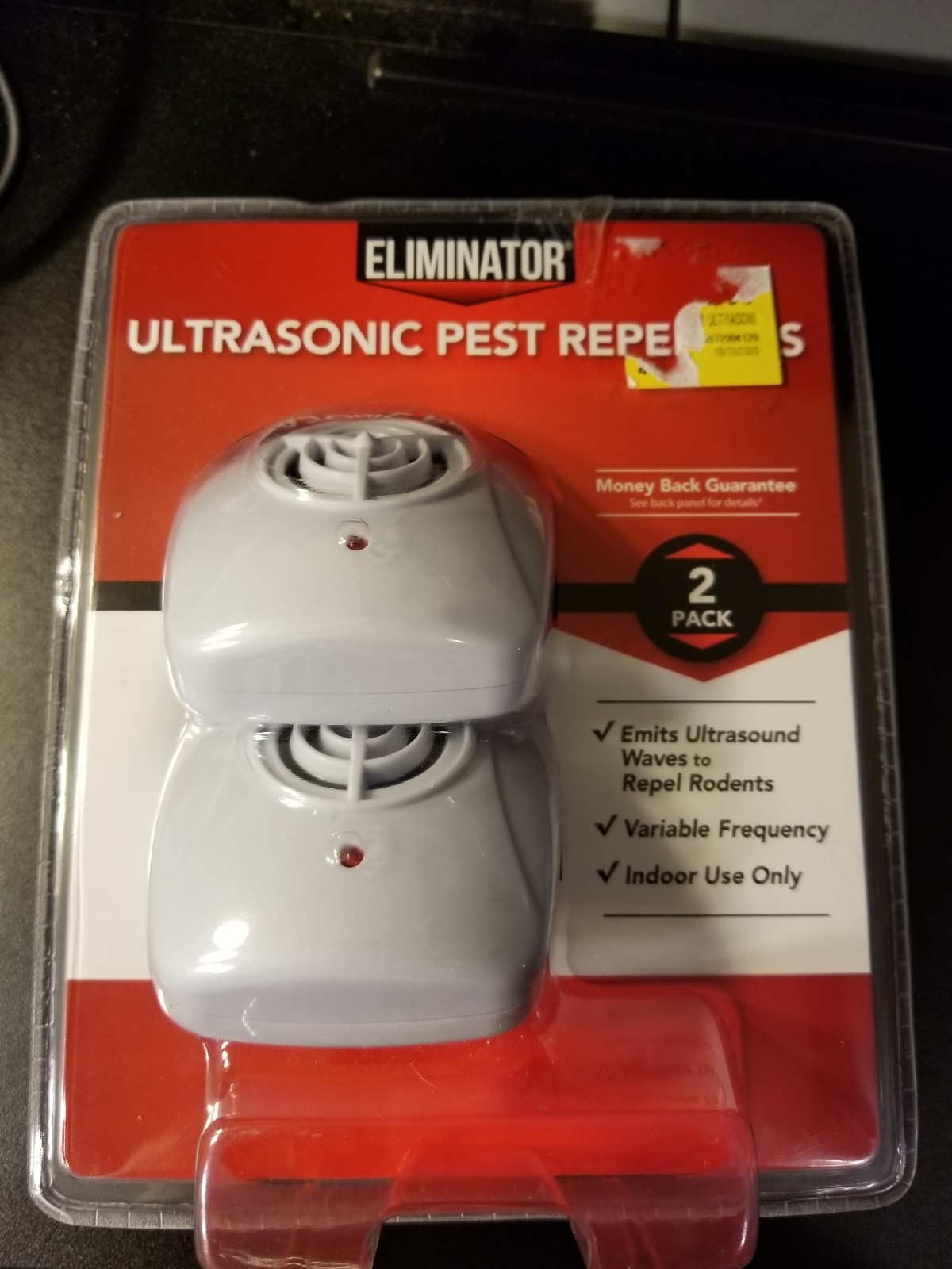 Eliminator Ultrasonic Indoor Pest Repellers 2 Pack Plug In Rodents Mice NEW