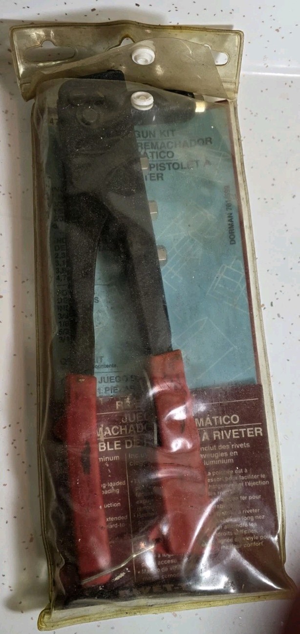 VINTAGE DORMAN RIVETER GUN HAND RIVETER TOOL NOS RIVET-TITE