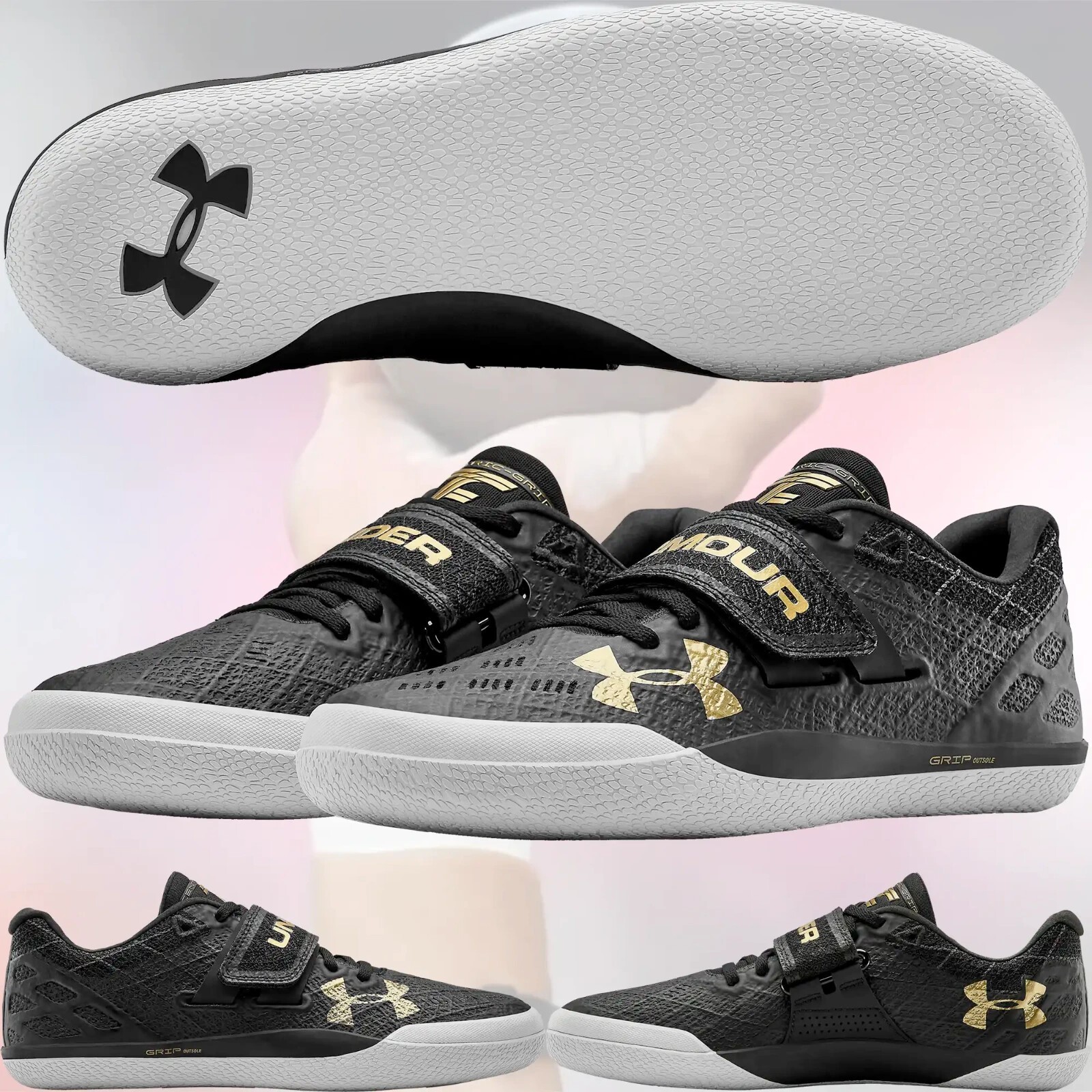 Under Armour Centric Grip Shot Put Discus Throwing Shoes - 3021862