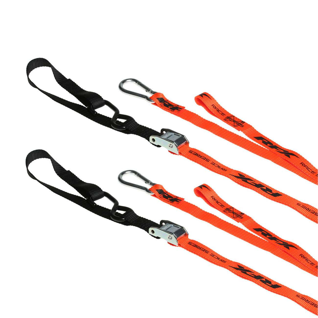 RFX - 1.0 TIE DOWNS SOFT LOOP & CARABINER ORANGE | FXTD 30000 55OR