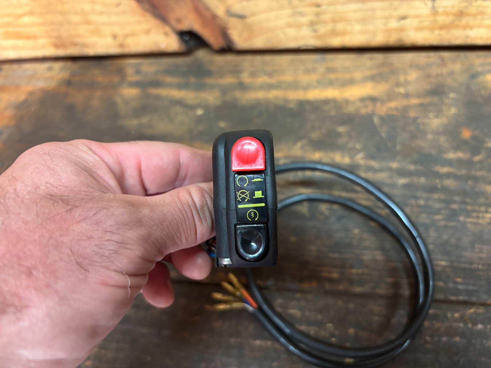 NOS Domino Start Kill Switch Handlebar Control