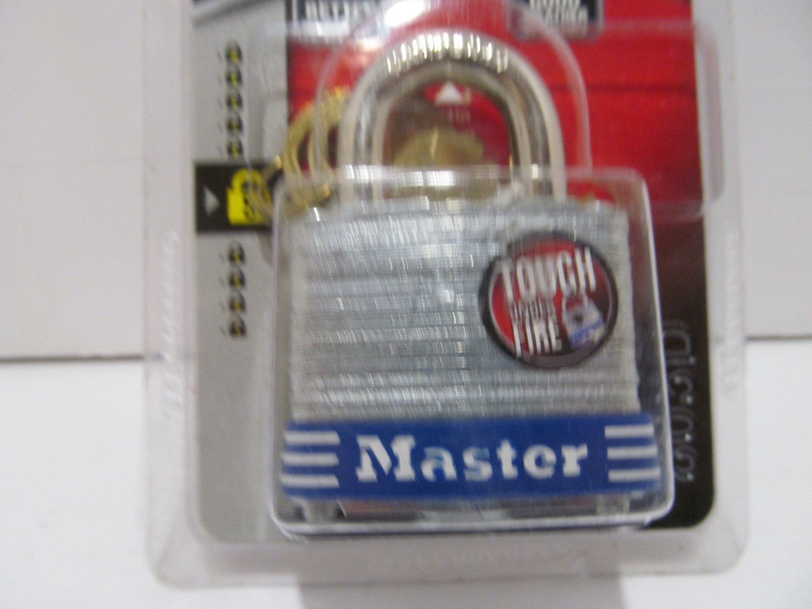 Master Lock 2013 Steel Padlock With Keys Touch Under Fire 3KADLD