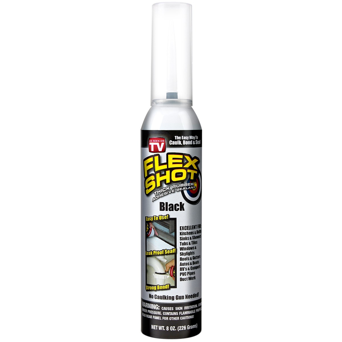 Flex Shot Black 8 Ounce
