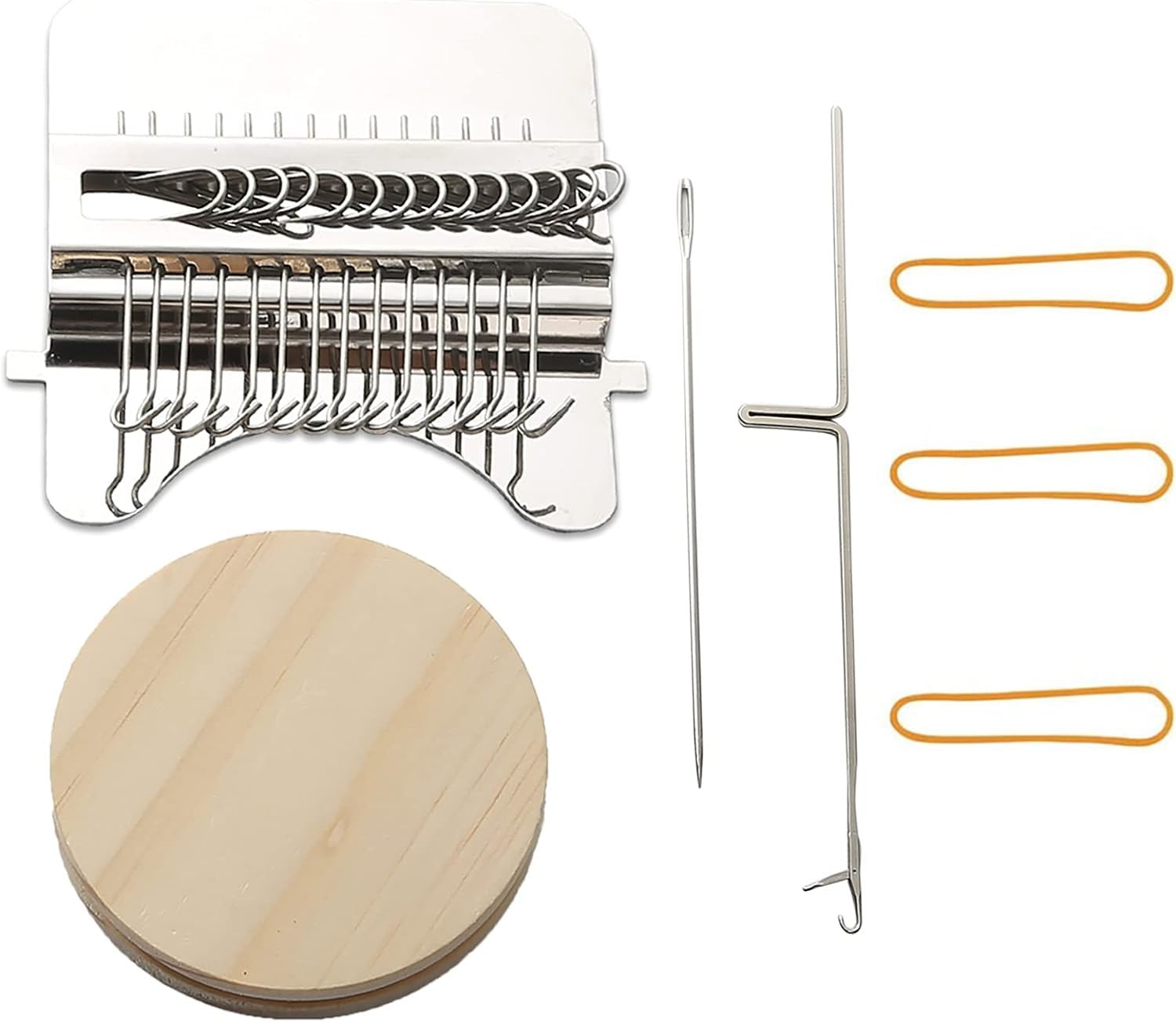 Darning Loom Speedweve Type Weave Tool, 14 Hooks Convenient Small Weaving Loo...