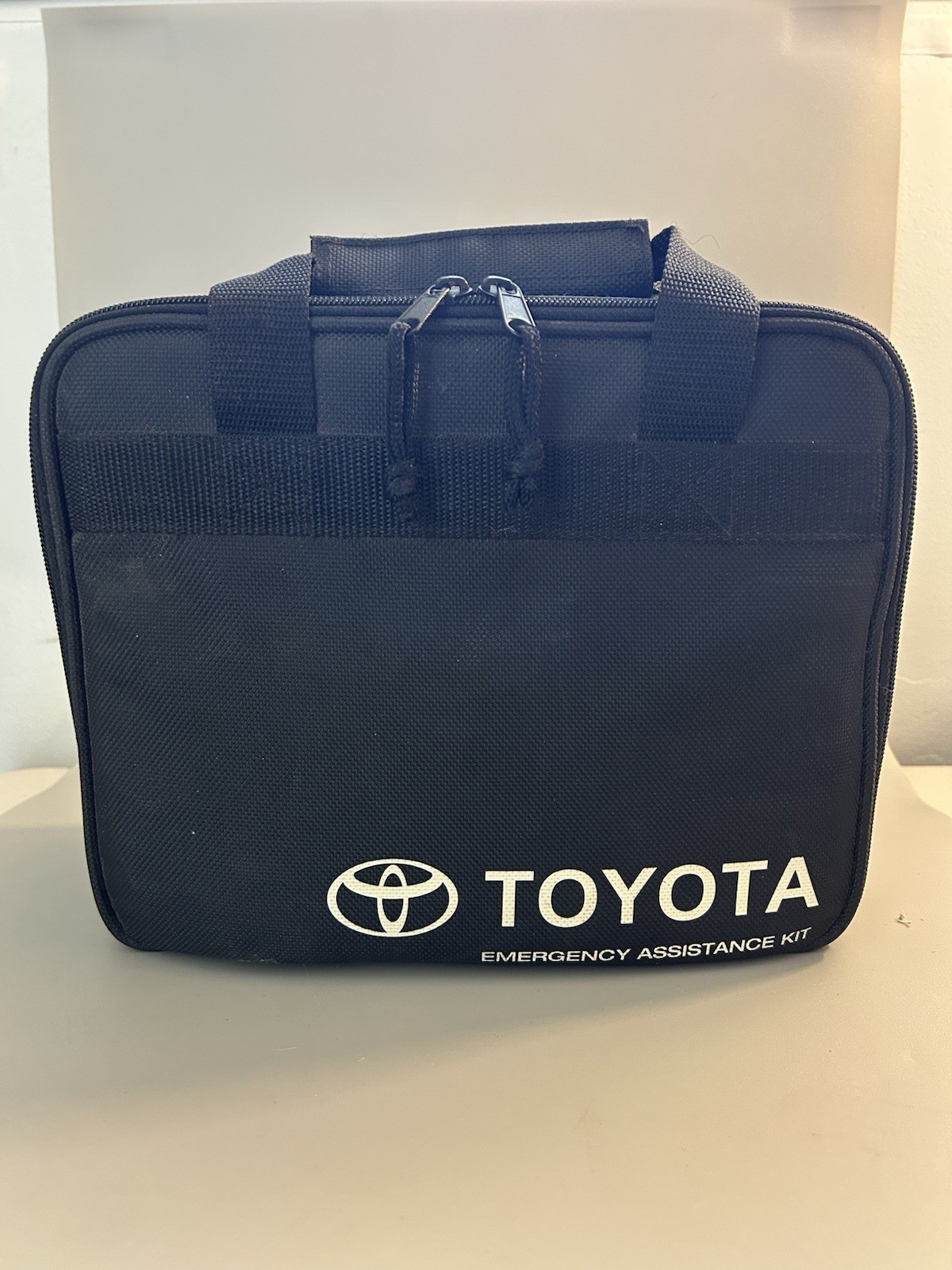 Toyota OEM Emergency Assistance Roadside Kit Jumper Cables Gloves Tools Bag