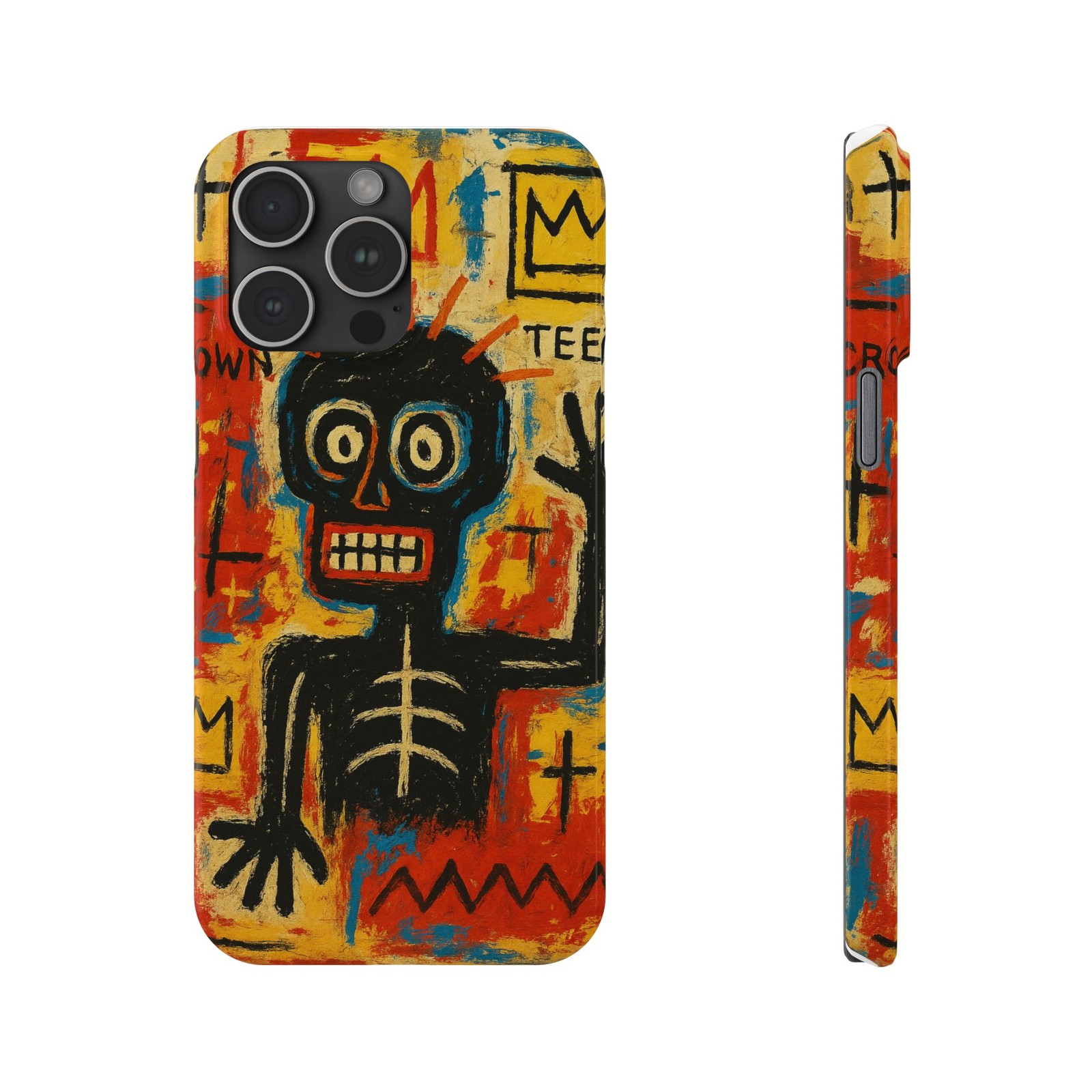 J-Jean Michel B-Basquiat Phone Case For all iPhone Models