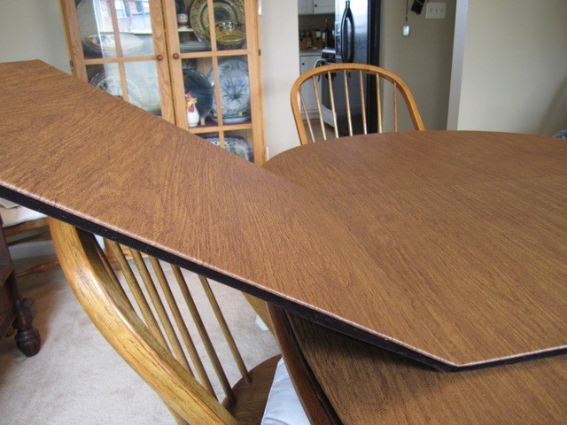 BONE WHITE SOLID NEW CUSTOM DINING TABLE PADS KITCHEN MAGNET PROTECT COVER TOP