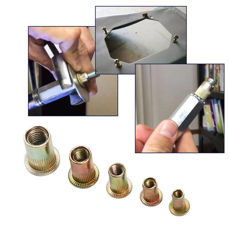 120-1450pc Rivet Nut Kit-Rivnut Gun Nut Setter Thread Setting Nutsert Tool Metri
