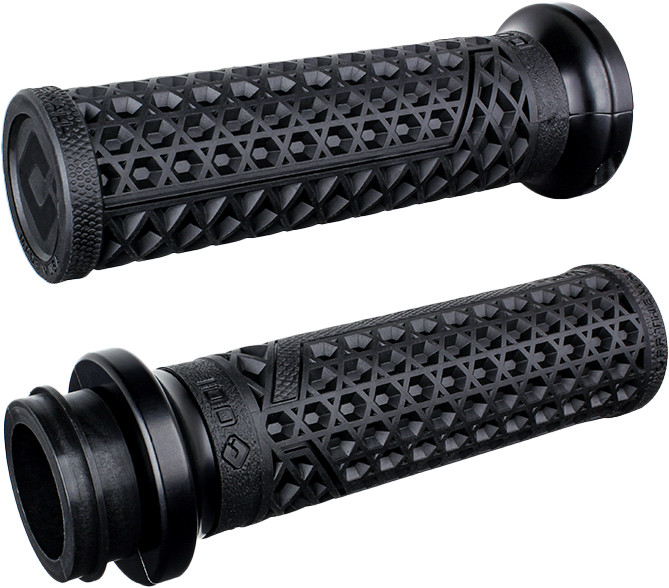 ODI Vans V-Twin Lock-On Motorcycle Grip Set Harley Davidson 1984+ Cable Throttle