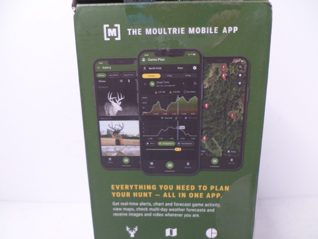 Moultrie Mobile Edge 2 Cellular Trail Camera New 100' Detection w/ Tree Strap