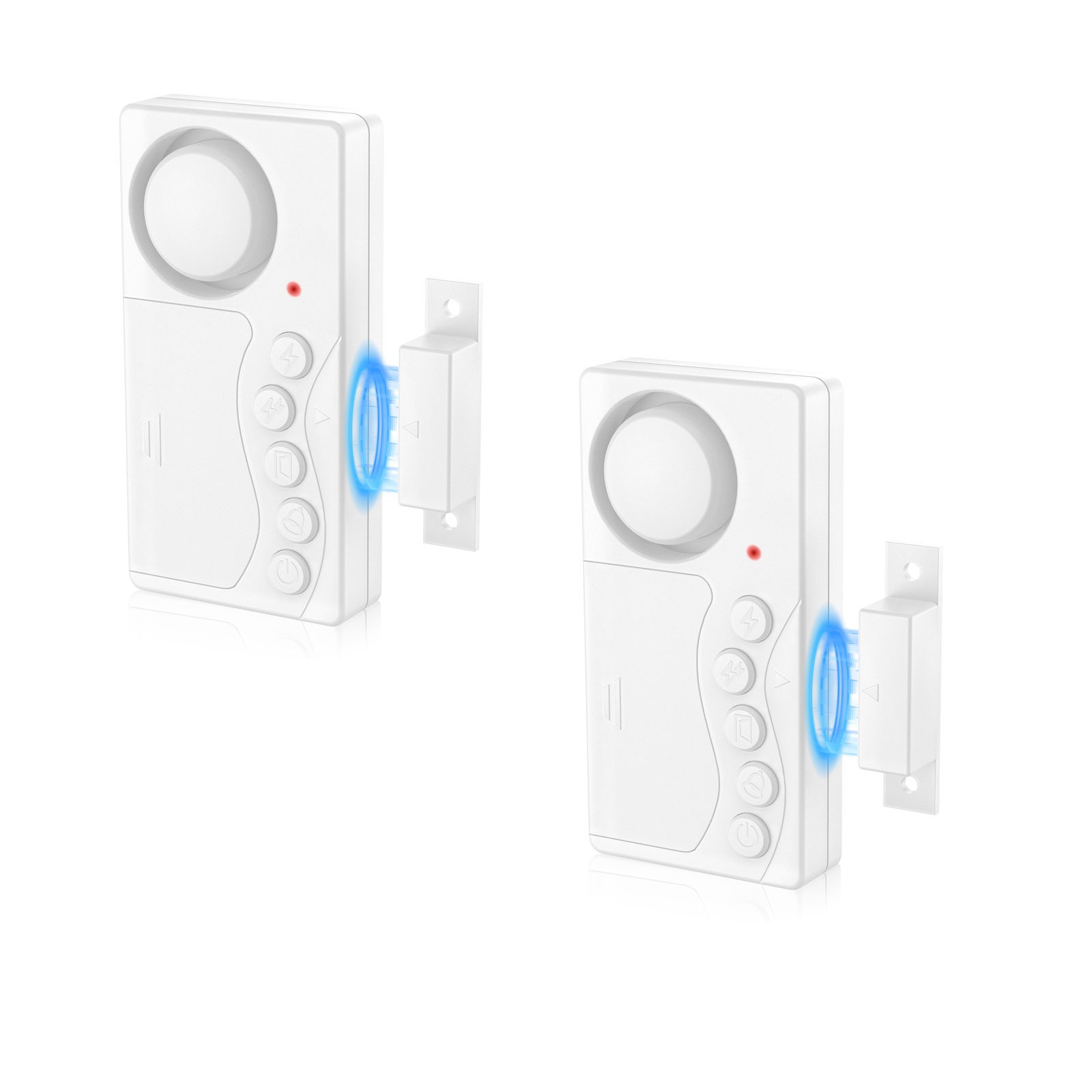 108dB Loud Door Open Alarm 4 Modes Time Delay Freezer Fridge Alarm 3 Volume 2PK