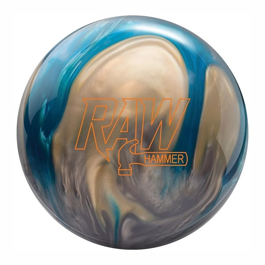12lb Hammer Raw Hammer Blue/Silver/White Bowling Ball