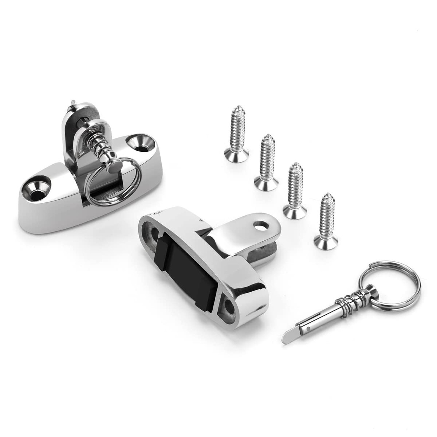 Bimini Top Deck Hinge Swivel Mount 316 Stainless Steel Swivel Side Mount Hing...