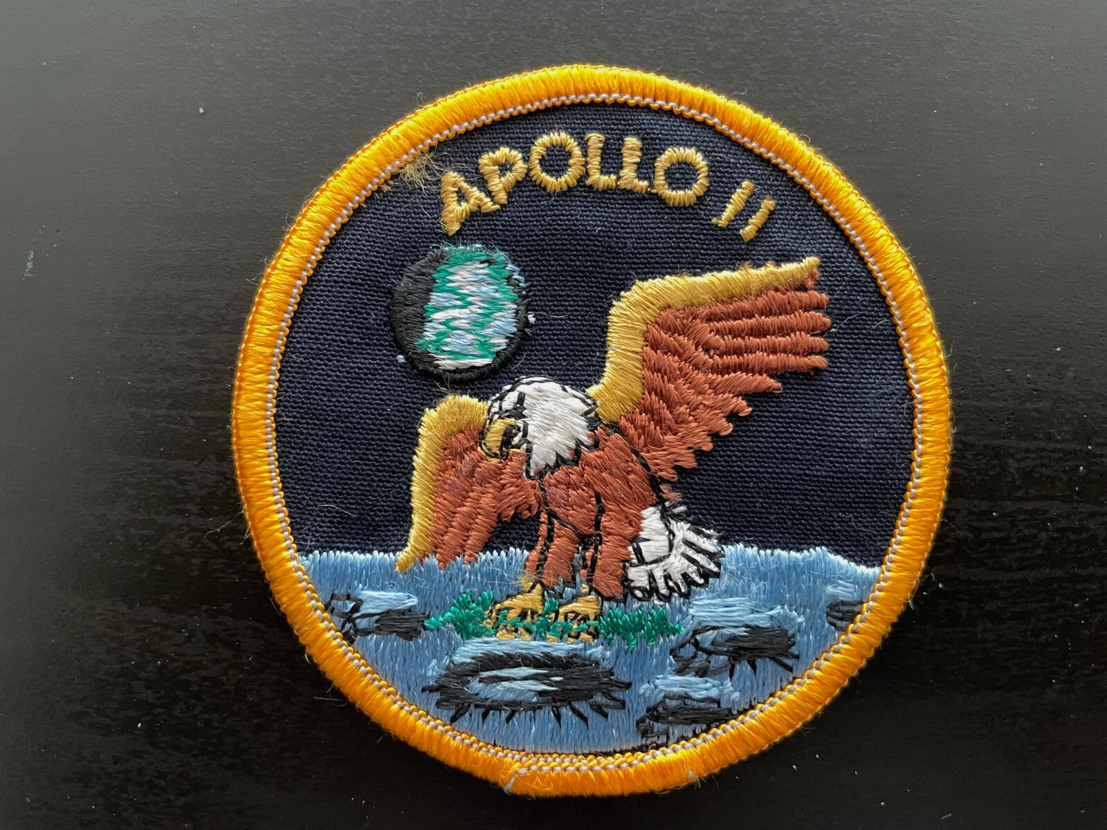 Authentic Vintage NASA Apollo II 2 Commemorative Eagle Embroidered Patch