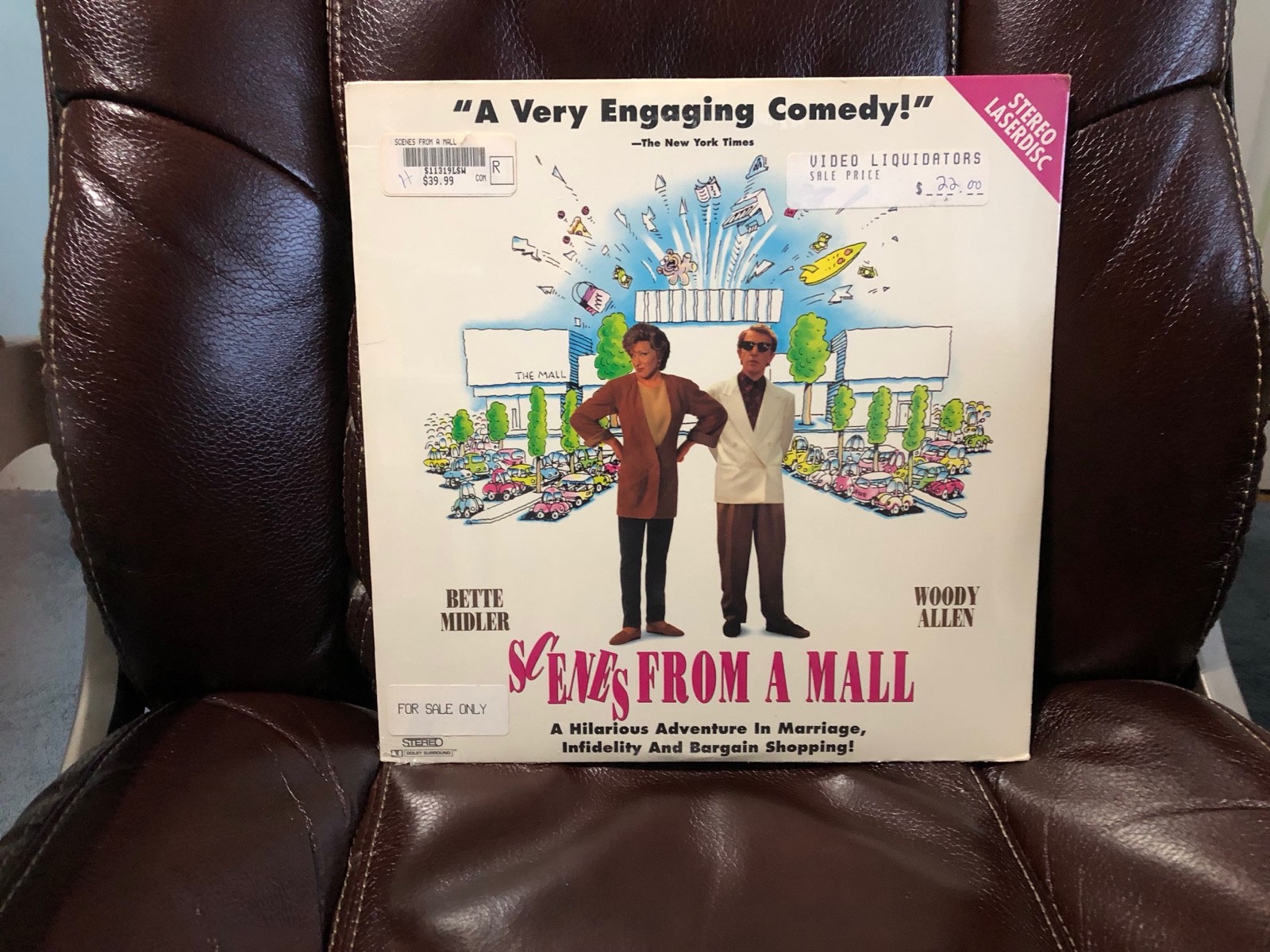 Scenes From A Mall 12" Laserdisc  Brand New, Sealed