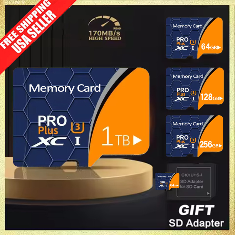 Micro SD Card 64GB 128GB 256GB 1TB Ultra TF Class 10 Memory Card Wholesale Lot