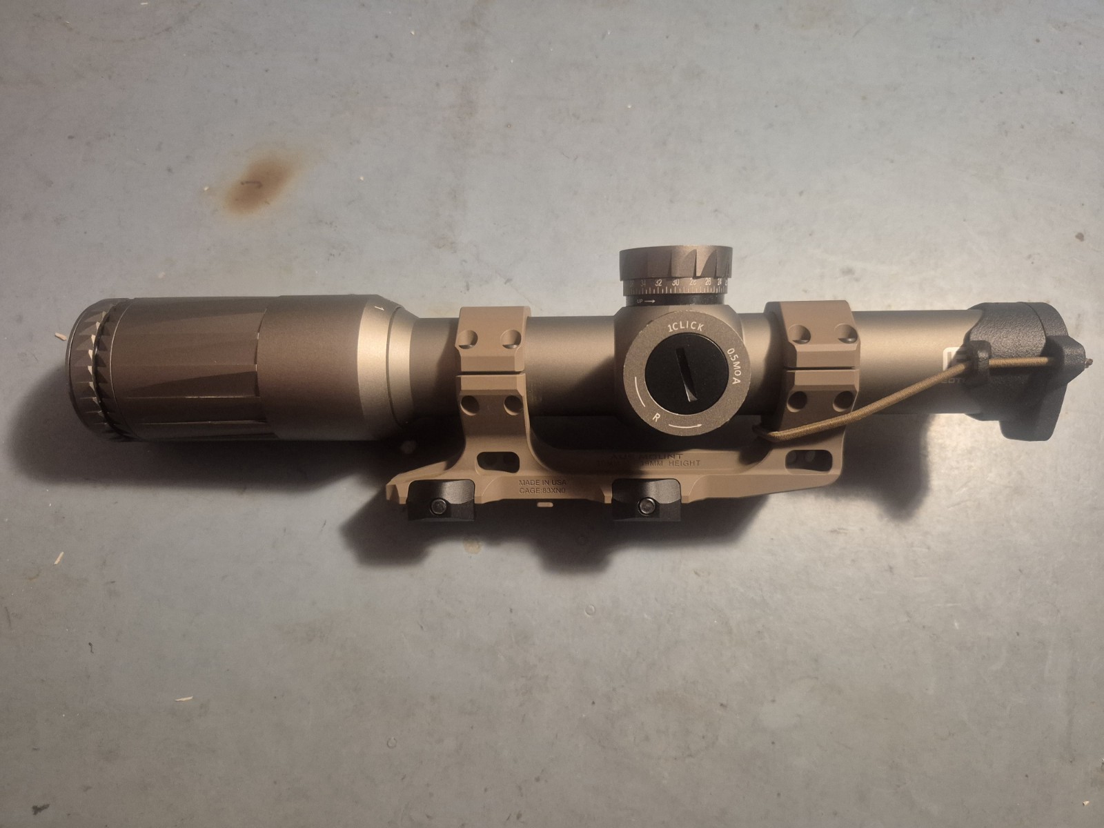 SpecPrecision VUDU 1-6x FFP LPVO Airsoft Replica Scope & Mount & Scope Cap