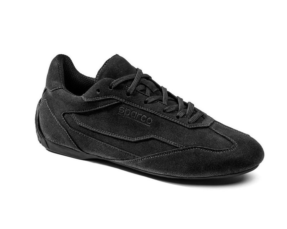 Sparco S-Drive Suede Shoes Leisure driving Race boot style Black/Navy Blue