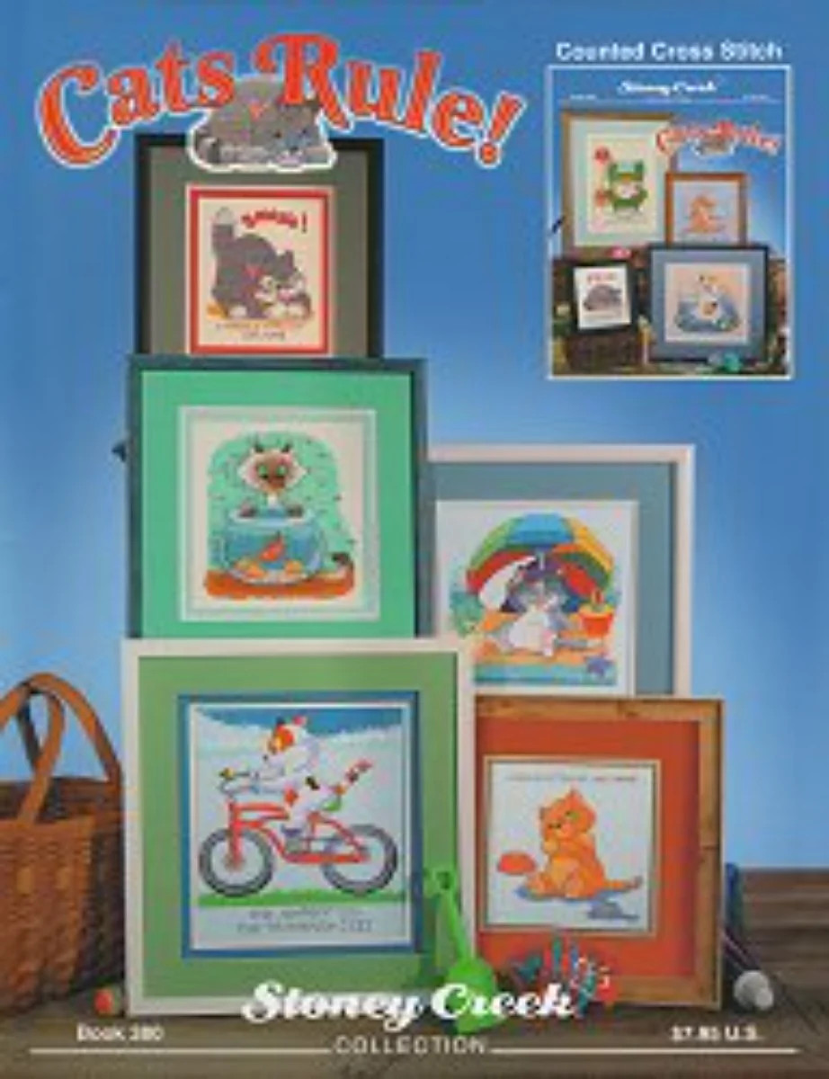 Cats Rule BK380 by Stoney Creek cross stitch pattern