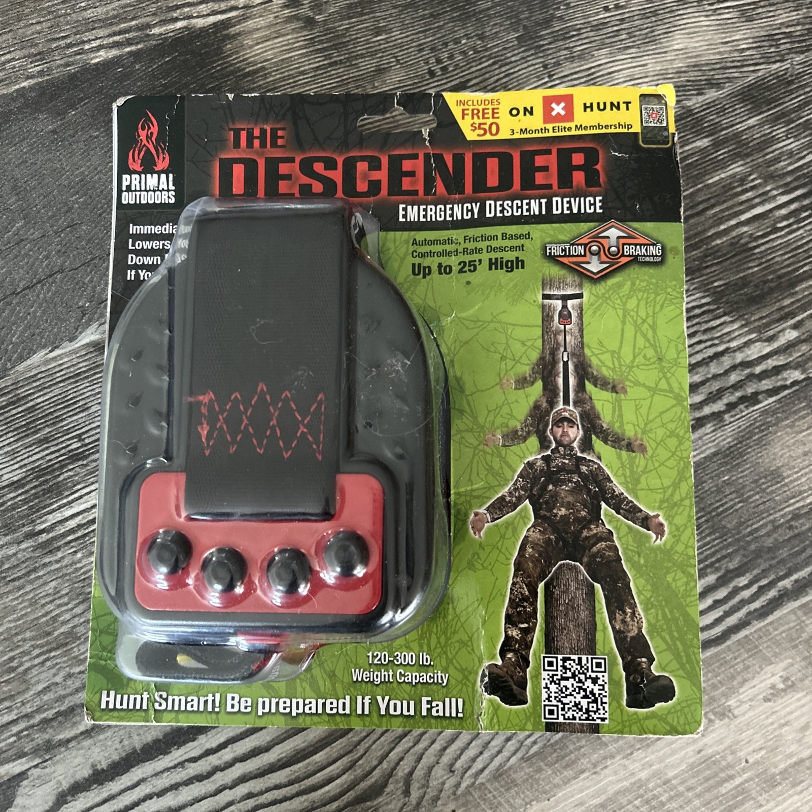 Primal Tree Stands The Descender Emergency Descent Device Black/Red
