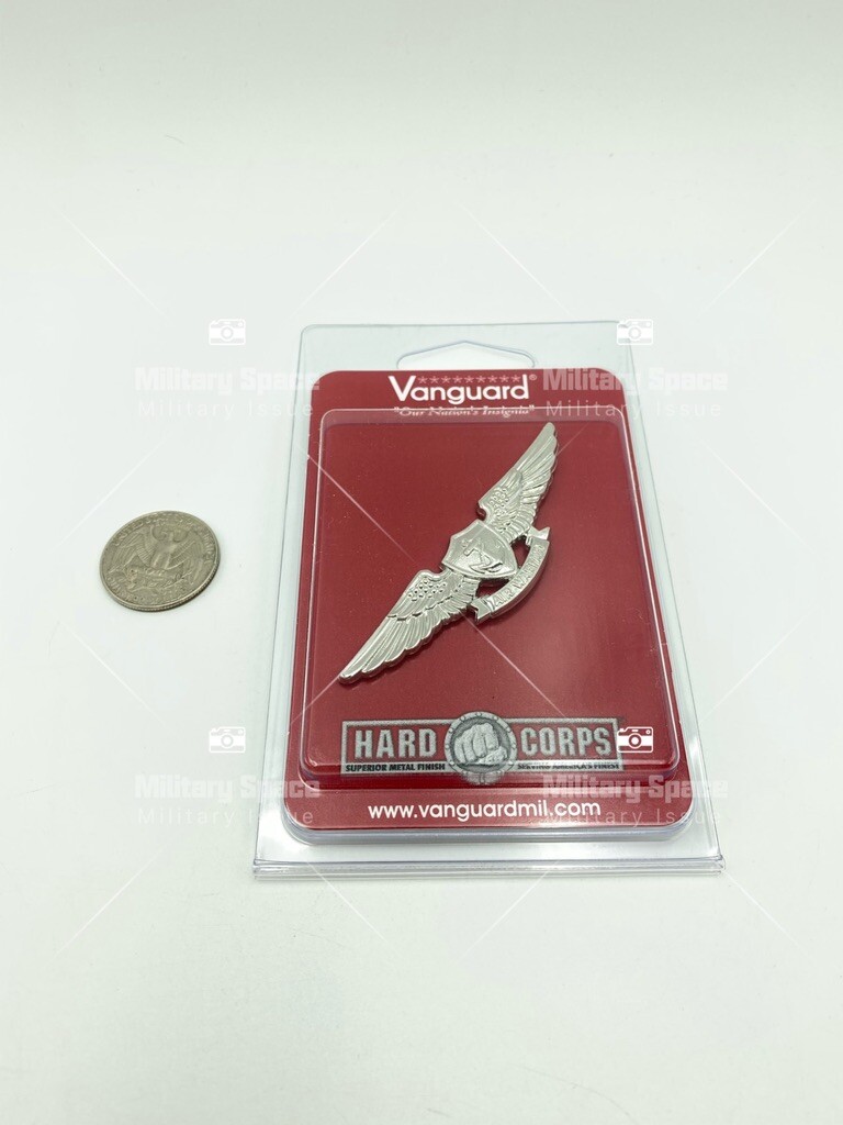 GENUINE U.S. NAVY BADGE: AVIATION WARFARE SPECIALIST - REGULATION SIZE, MIRROR F