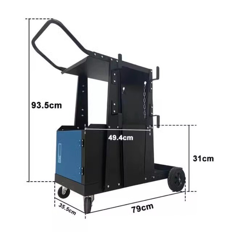 Argon Arc Welding Machine Moving Cart Two Protection Welding Machine Car