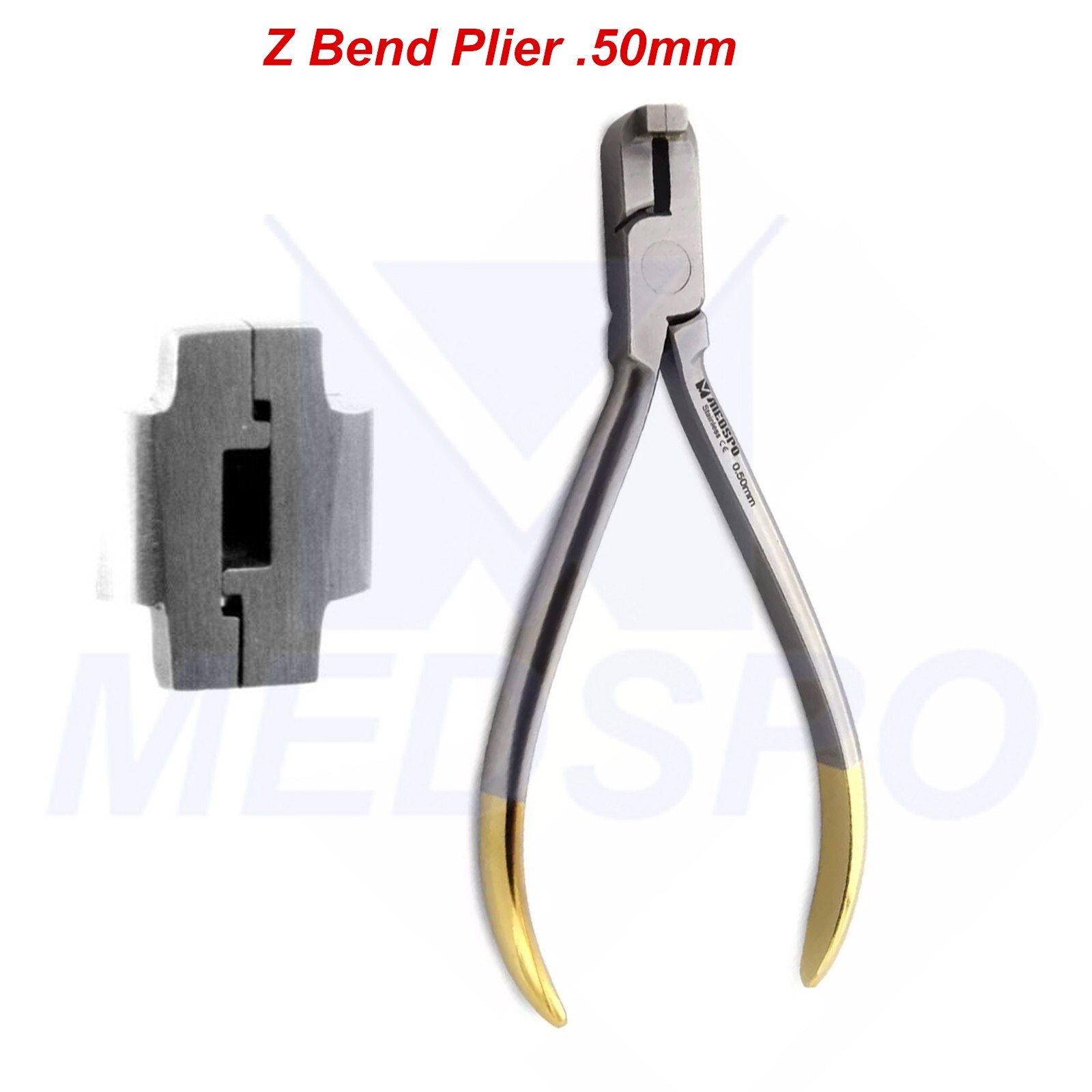 Dental Z Bend .50mm Plier Archwire Forming Detailing Bending Orthodontic Pliers