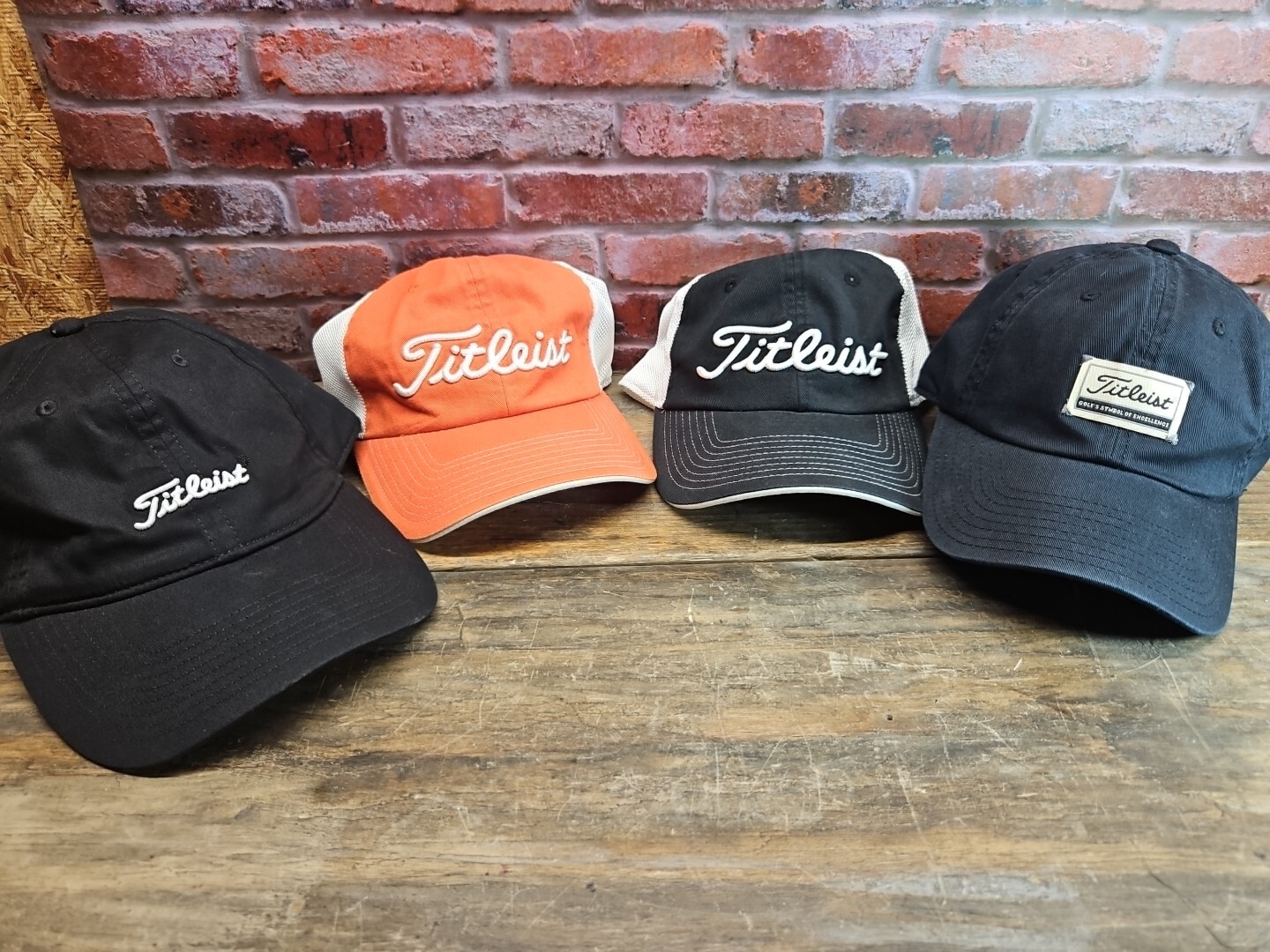 Titleist Golf Hats Lot Of 4