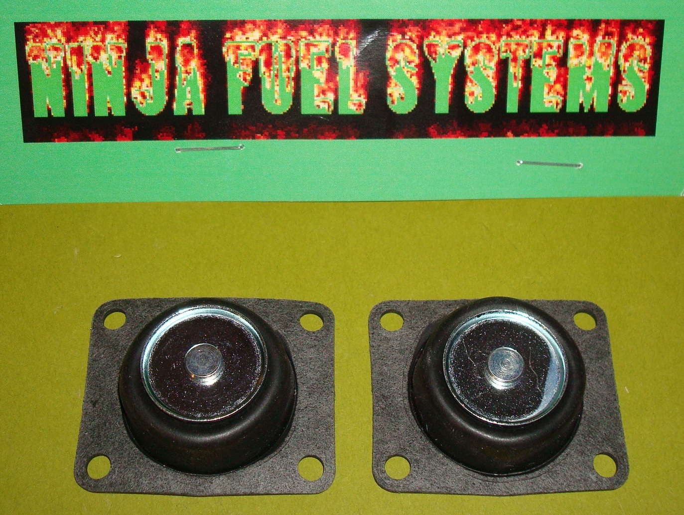 50CC PUMP DIAPHRAGM 2 PK FITS HOLLEY 4500 DOMINATOR 1050 1150 1250 CARBURETOR