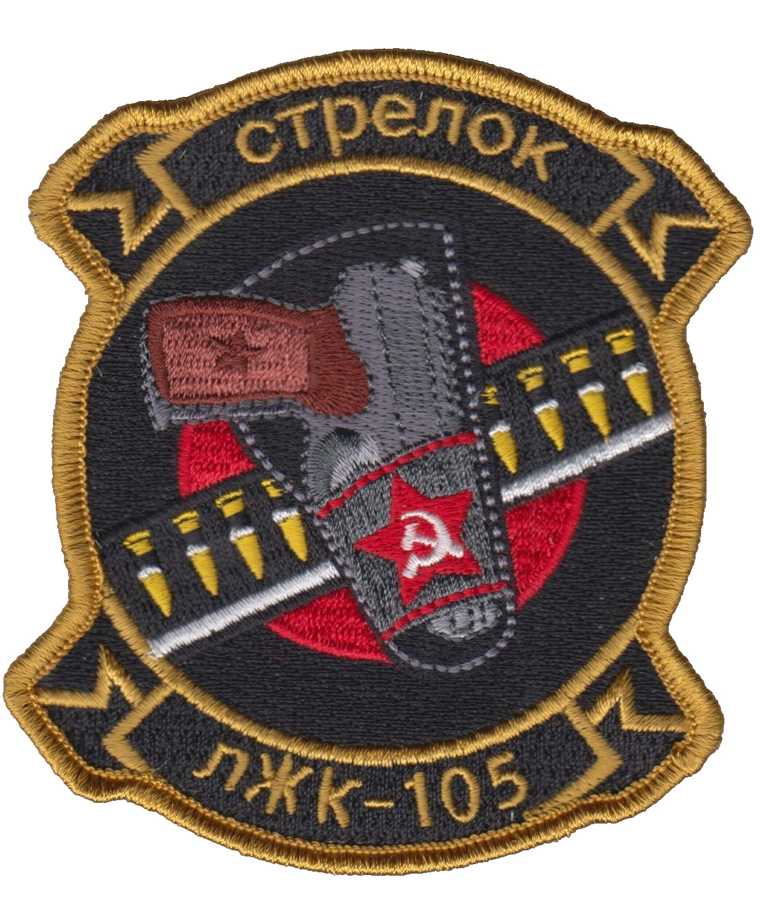 VFA-105 GUNSLINGERS RED AIR CHEST  PATCH