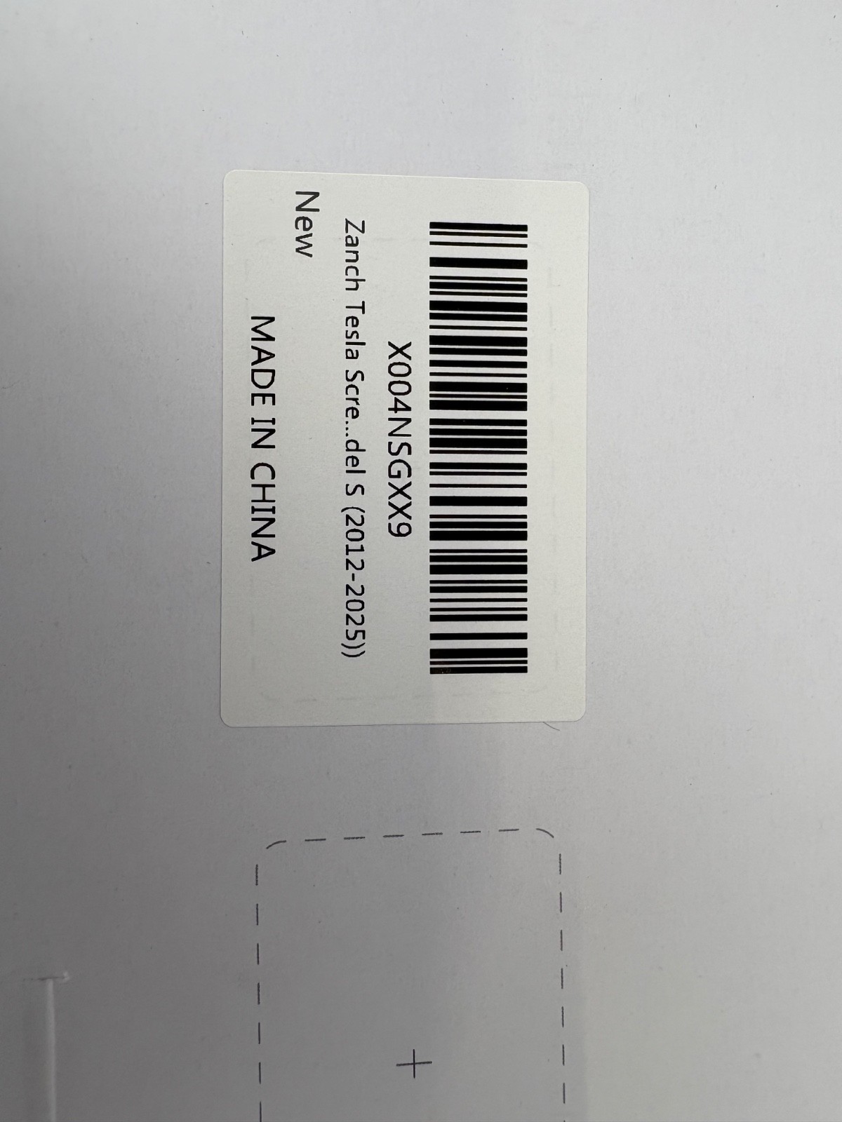 Zanch Tesla Screen Protector Model S/X