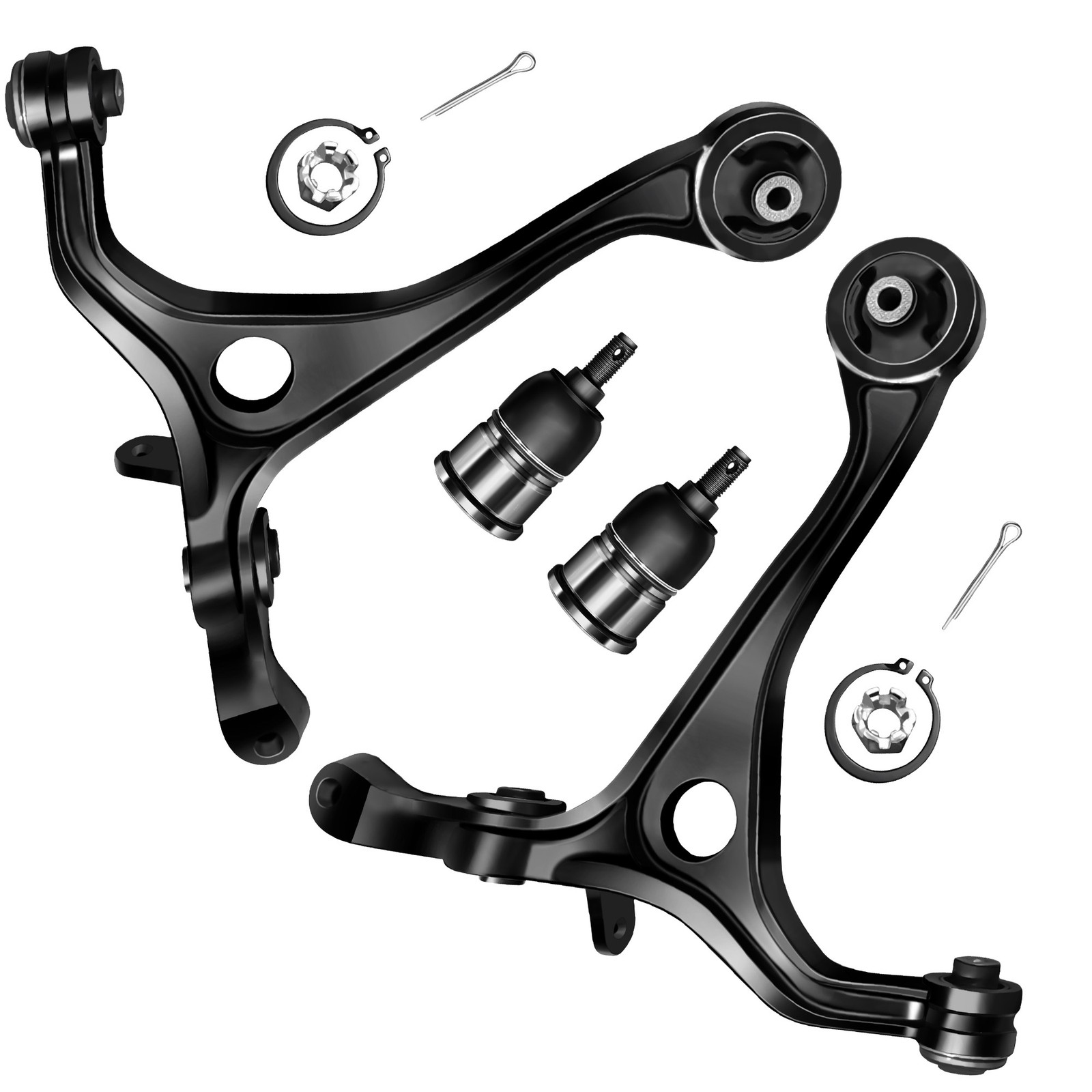 Genuine Honda Front Lower Left + Right Control Arm + Ball Joints For 2005 Accord