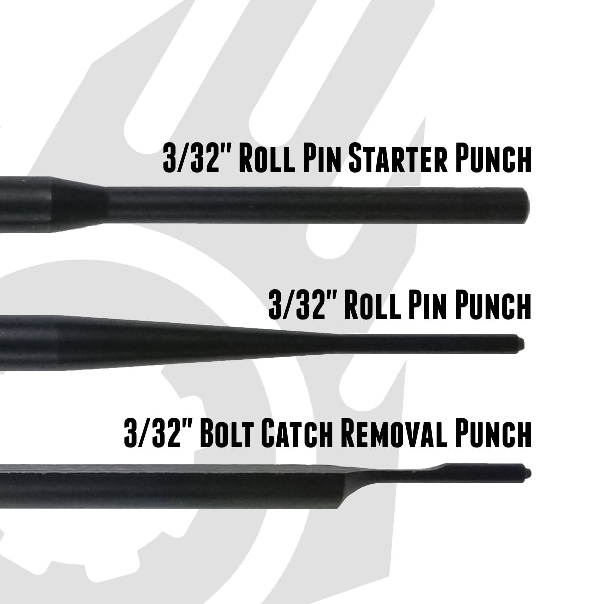Obsidian Arms Catch Punch Set, 4.5in, OA-BCPS