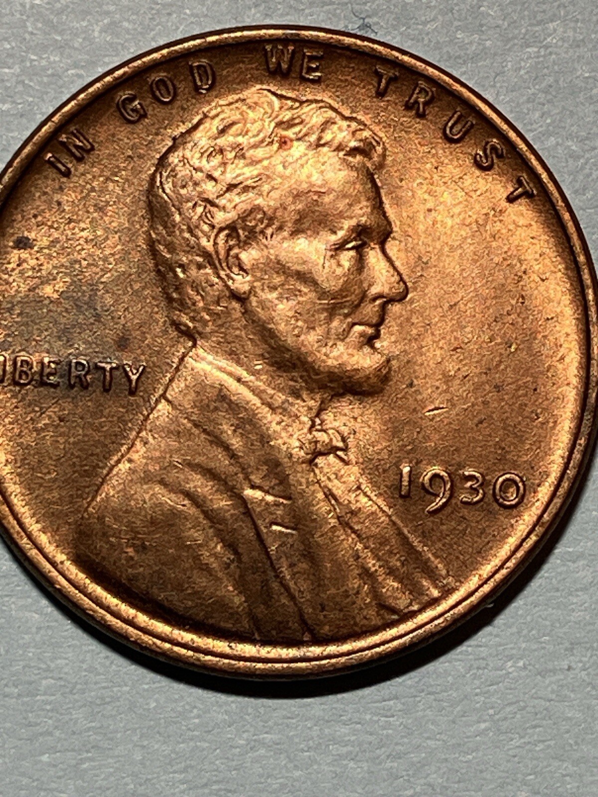 1930 Lincoln Cent Nice Red Coin