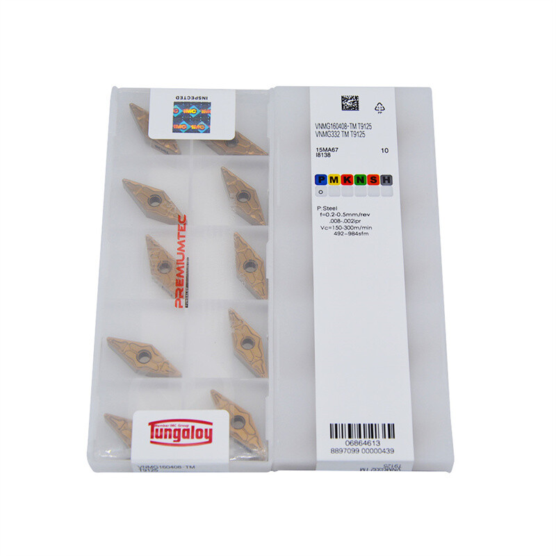 VNMG160408-TM T9125 VNMG332-TM T9125 CNC Carbide Inserts 10pcs NEW VNMG