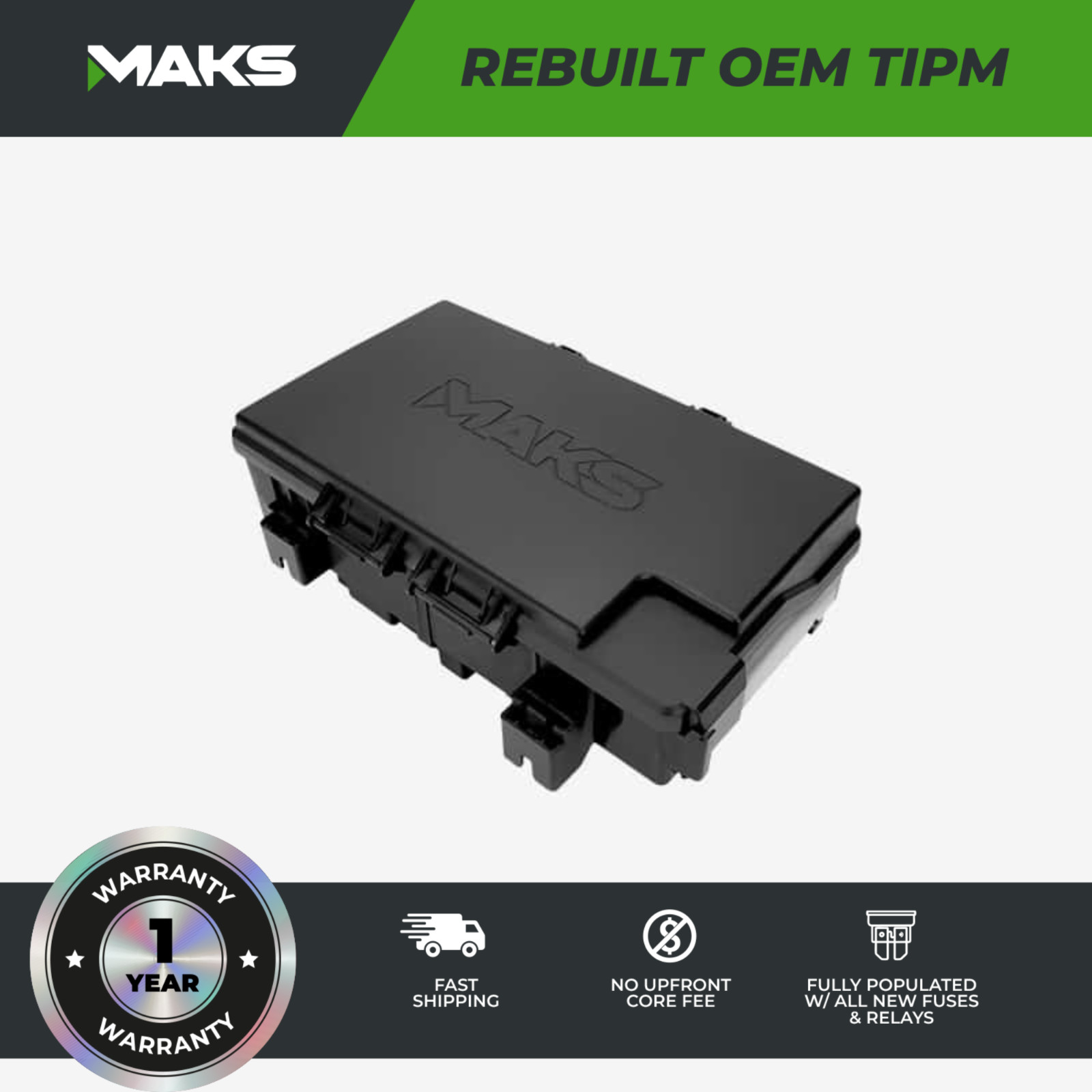 2015 - 2018 RAM 2500 - 3500 OEM Rebuilt TIPM Fuse Box 68322376
