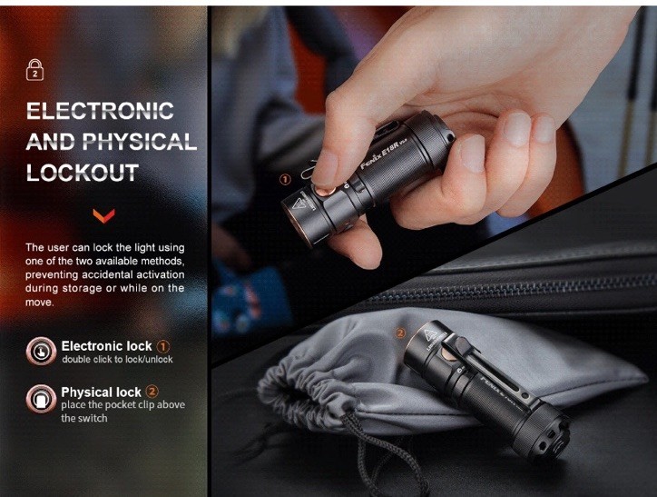 Fenix E18R v2.0 1200 Lumen Rechargeable EDC Flashlight
