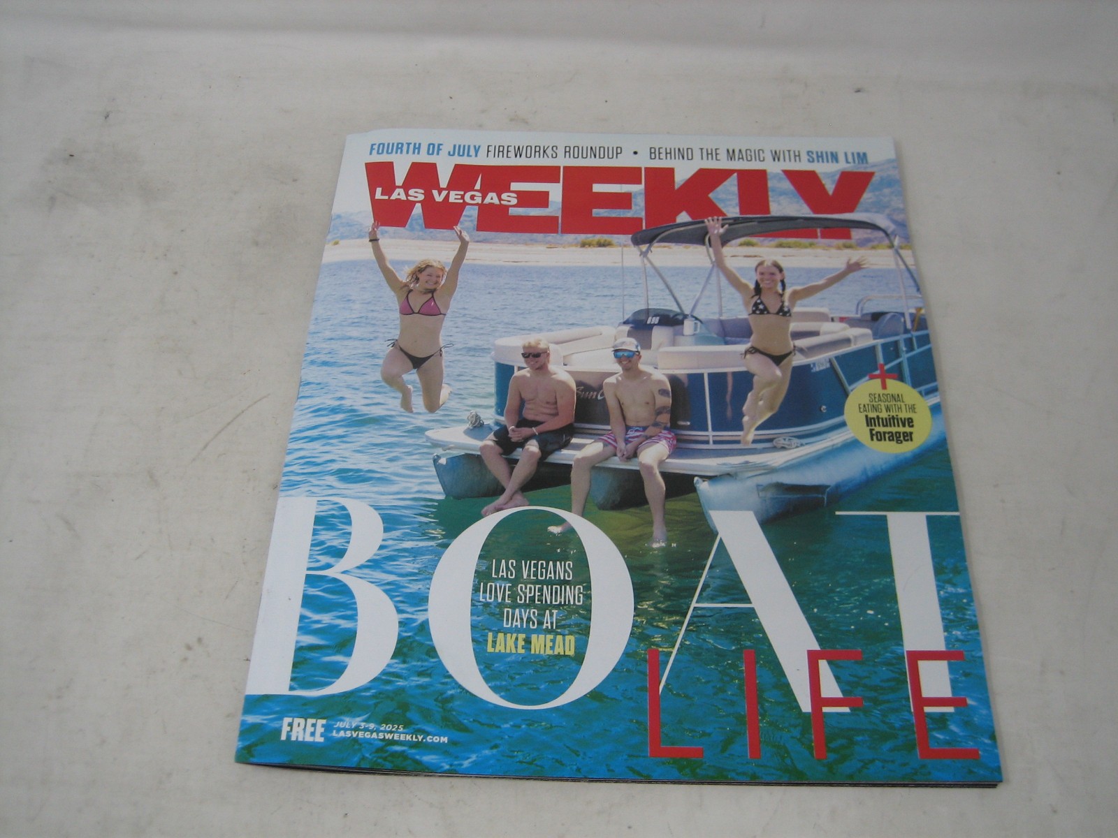 LAS VEGAS WEEKLY MAGAZINE JULY 3-9 2025 BOAT LIFE ISSUE FORTH OF JULY 4TH