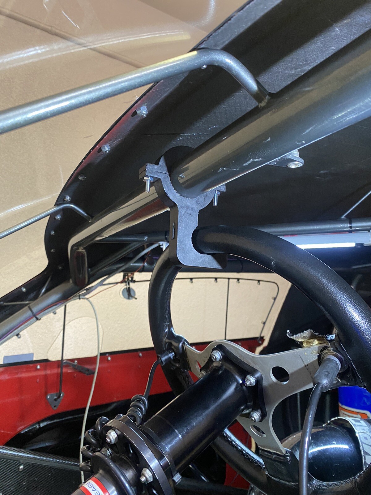 3D Printed Steering Wheel/Helmet Hooks PINK