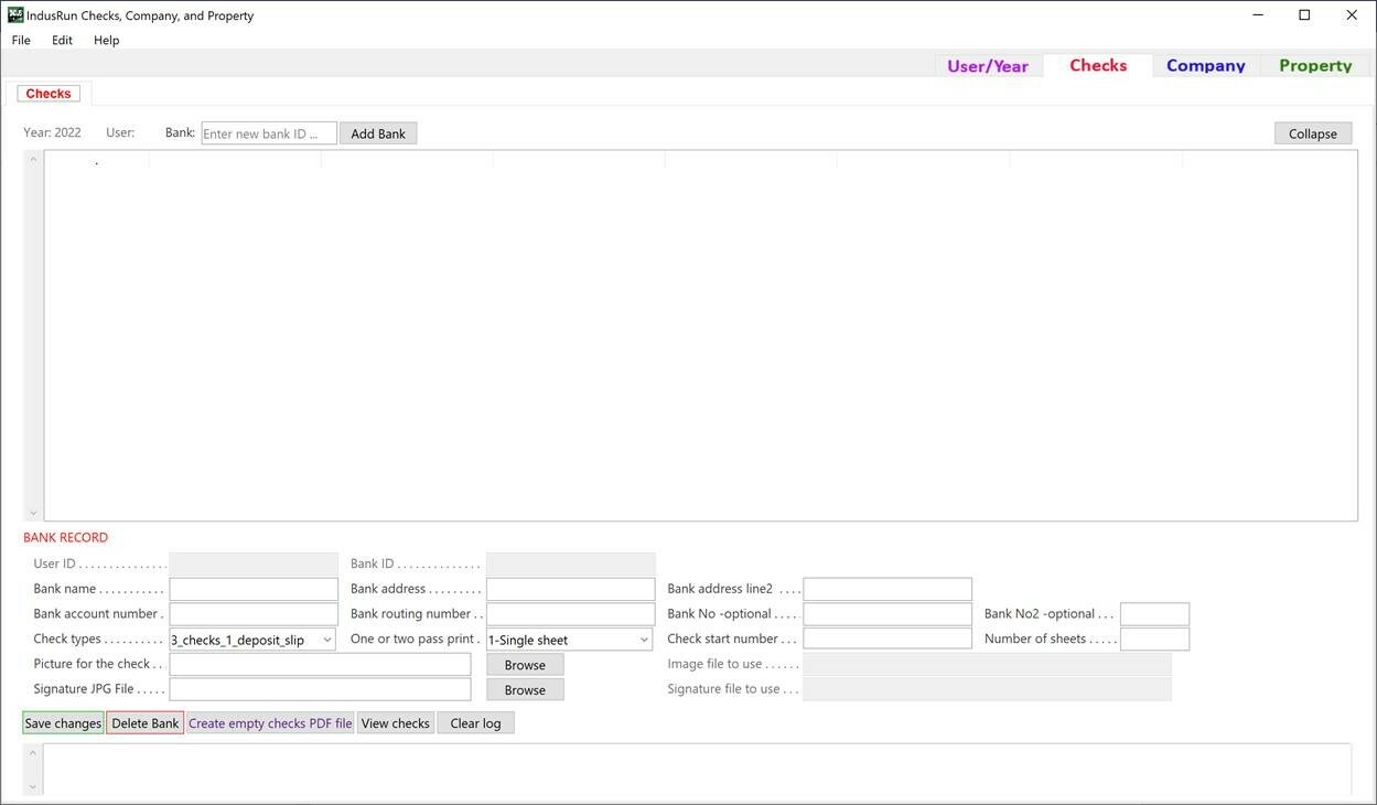 IndusRun check printing software Windows + free manage companies and properties