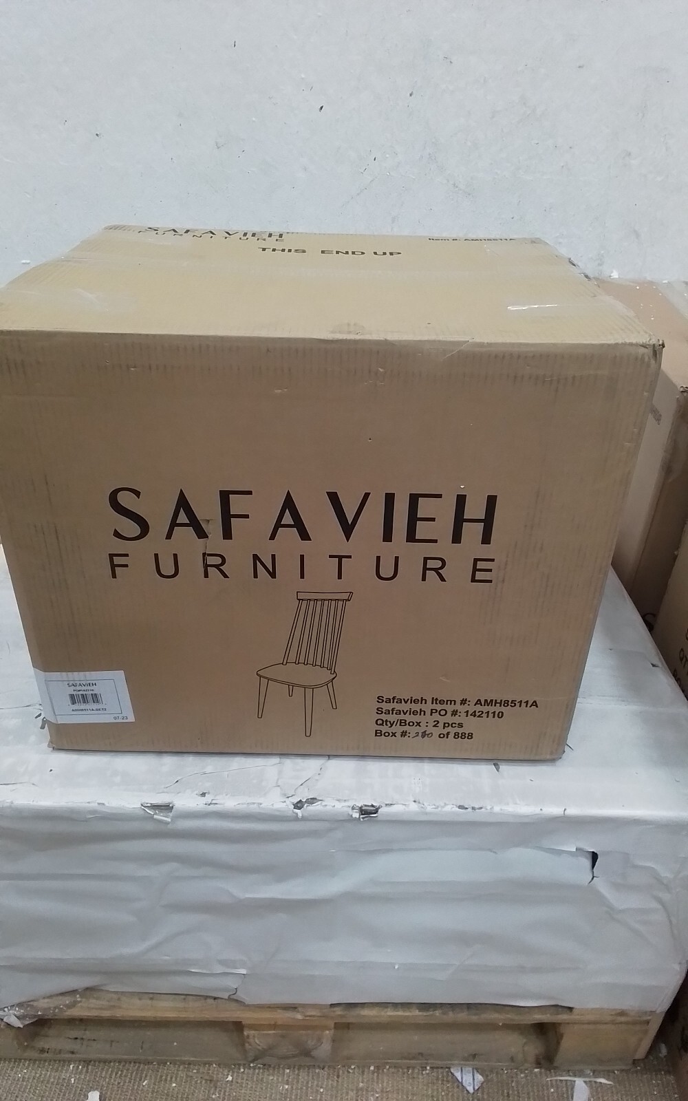 Safavieh BURRIS SIDE CHAIR, Reduced Price 2172734512 AMH8511A